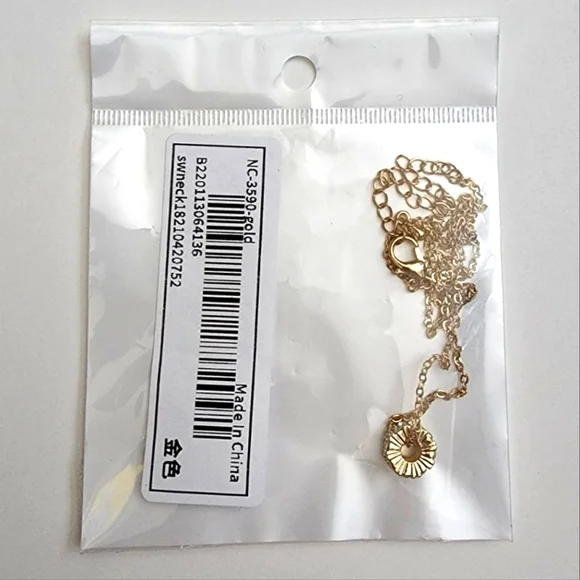 3/$15 - Rhinestone Charm Necklace - Picture 4 of 4